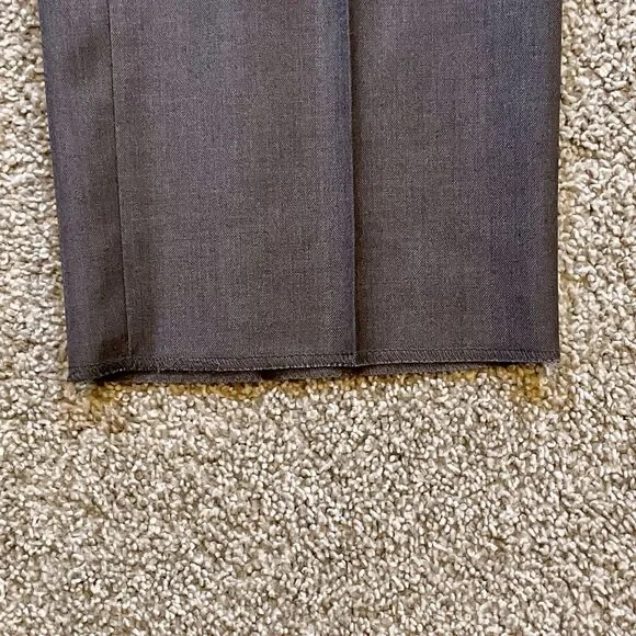Bertolini 2pc Suit Jacket Size 38R Pants 46/40 Sport Coat Blazer Wool Silk Gray - Picture 12 of 16
